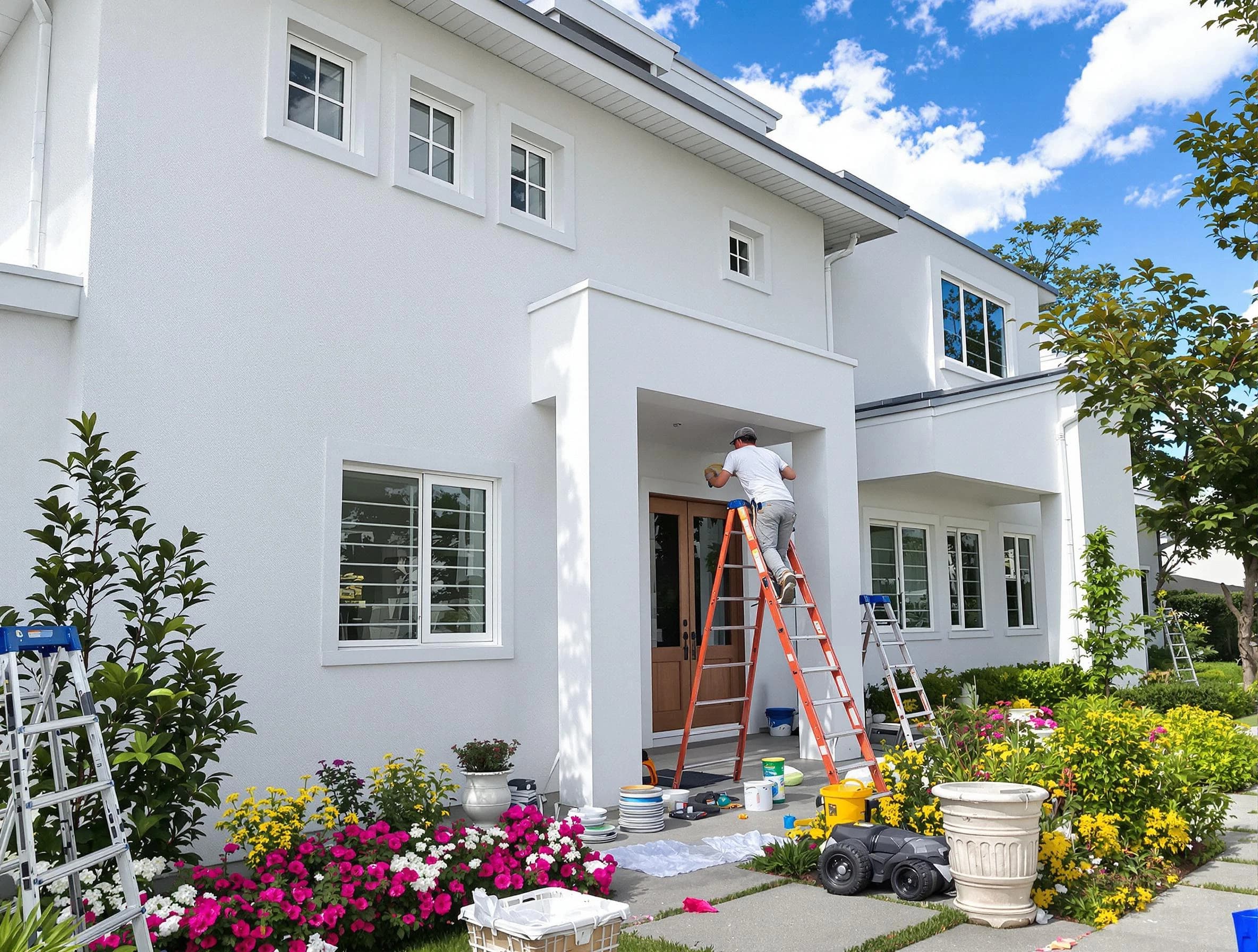 South Euclid House Painters team delivering a fresh exterior coat in South Euclid, OH