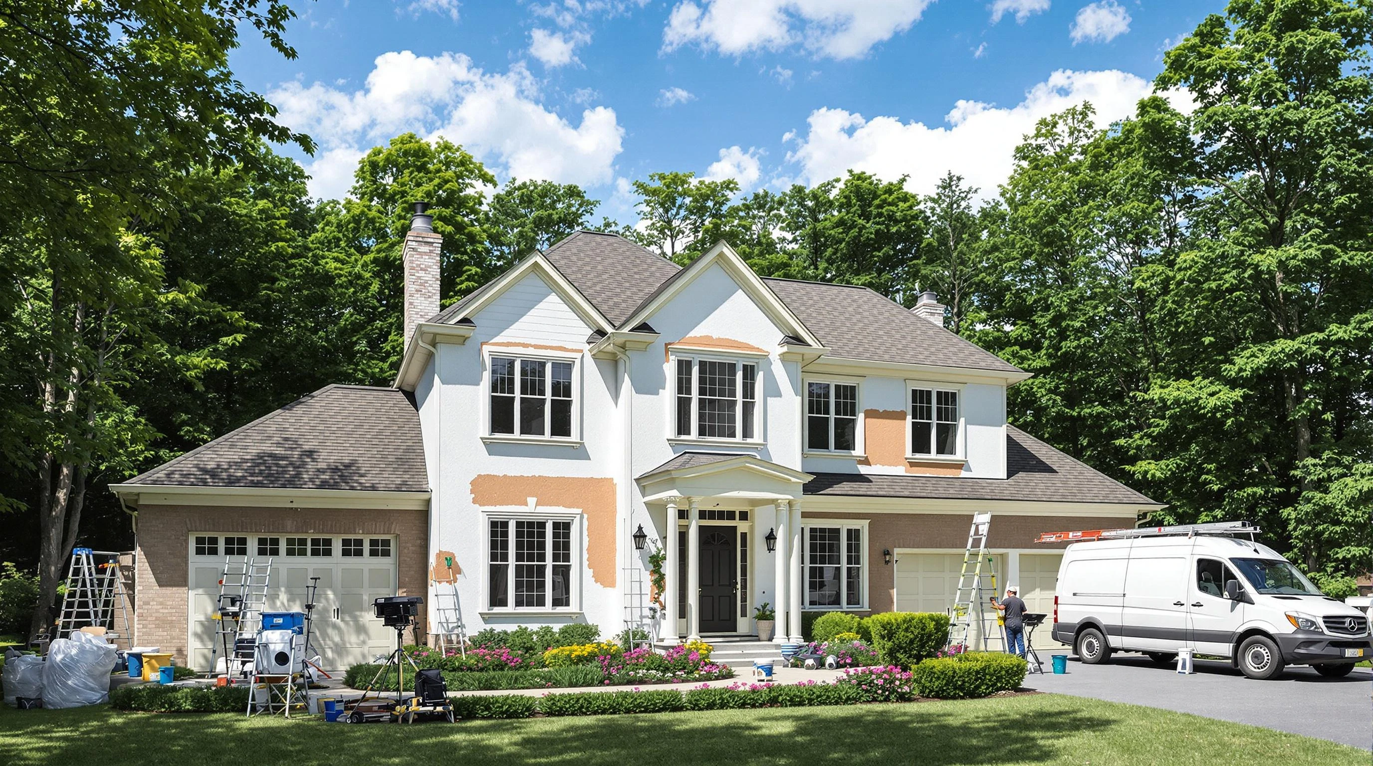 South Euclid House Painters painting crew working in Mayfield Heights, OH